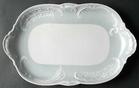Blue Foundation 15" Oval Serving Platter