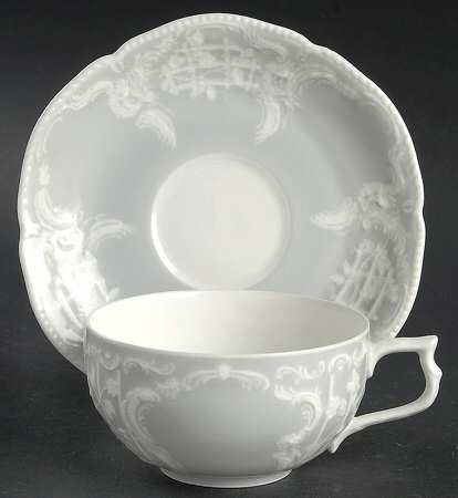 Blue Foundation Flat Cup & Saucer Set