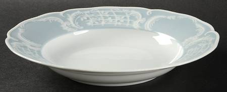 Blue Foundation Rim Soup Bowl