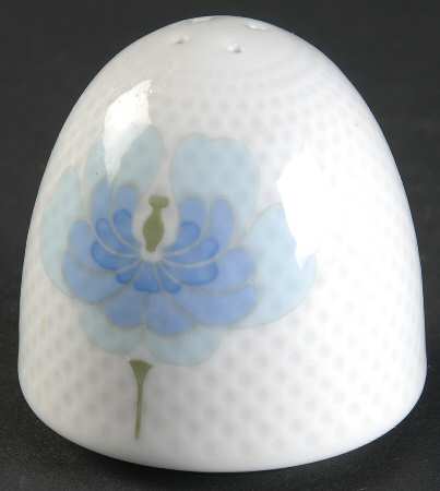 Blue Flower (Century Shape, Coupe) Pepper Shaker