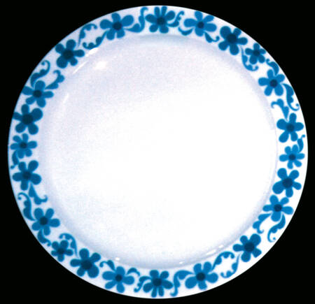 Blue Flower (Duo Shape) Dinner Plate