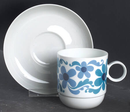 Blue Flower (Duo Shape) by Rosenthal - Continental