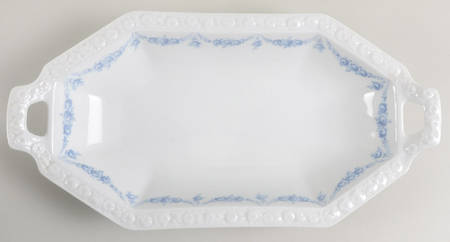 Blue Garland Bread Basket Tray