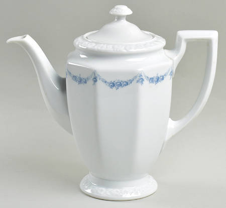 Blue Garland Small Coffee Pot & Lid