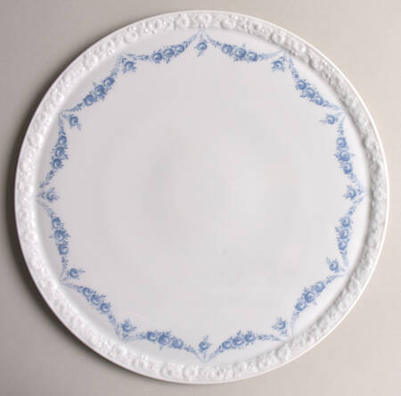 Blue Garland 12" Round Torte Plate