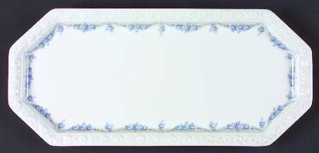 Blue Garland Bread Tray