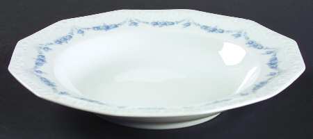 Blue Garland Rim Soup Bowl