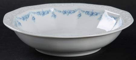 Blue Garland Rim Fruit/Dessert (Sauce) Bowl