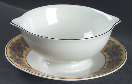 Bloomsbury Gravy Boat with Attached Underplate