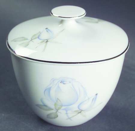 Blue Rose (Coupe) Sugar Bowl & Lid