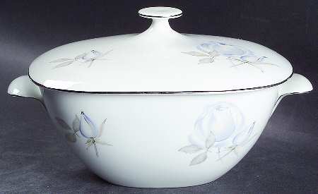 Blue Rose (Coupe) Square Covered Vegetable