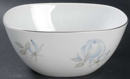 Blue Rose (Coupe) 7" Square Vegetable Bowl