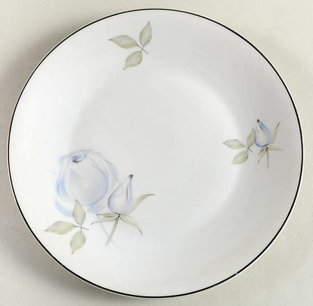 Blue Rose (Coupe) Salad Plate