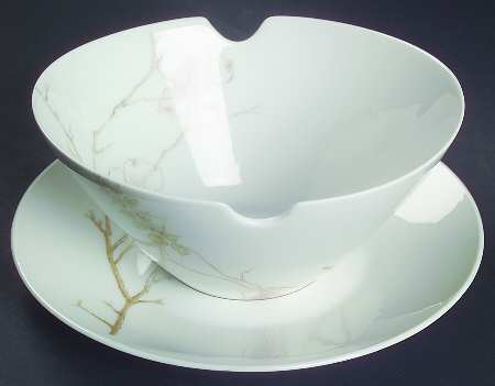 Blush Gravy Boat & Underplate