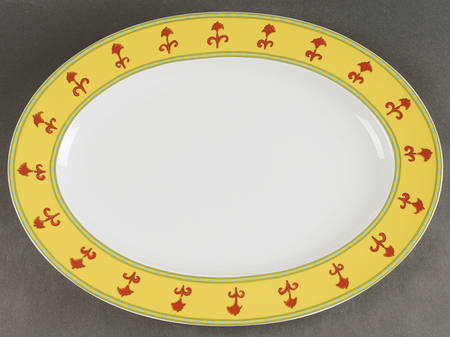 Bokhara 16" Oval Serving Platter