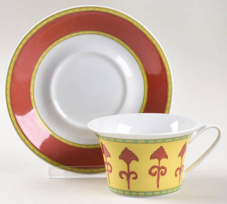 Bokhara Flat Cup & Saucer Set