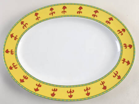 Bokhara 15" Oval Serving Platter by Rosenthal - Continental