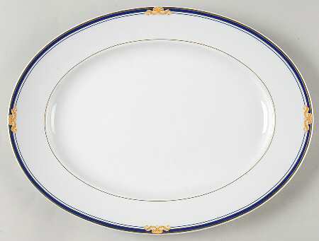 Borgia (Renaissance, Smooth) 15" Oval Serving Platter