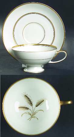 Bountiful Footed Cup & Saucer Set
