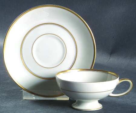 Bountiful Footed Demitasse Cup & Saucer Set
