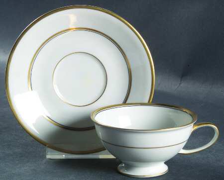 Bountiful Footed Demitasse Cup & Saucer Set
