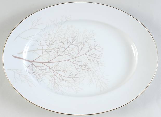 Bramble (Aida) 13" Oval Serving Platter