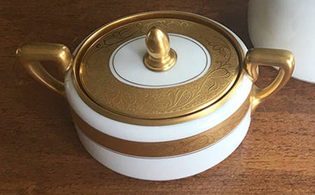 The Bristol (White) Sugar Bowl & Lid