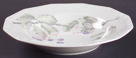 Brombeere Large Rim Soup Bowl
