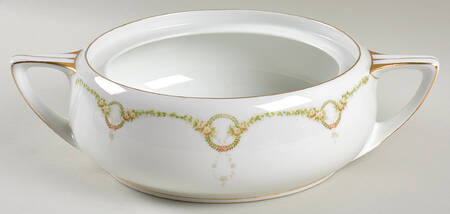 Briar Rose Round Vegetable No Lid