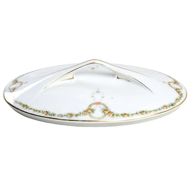 Briar Rose Lid for Oval Vegetable