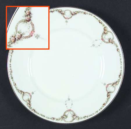 Briar Rose Salad Plate