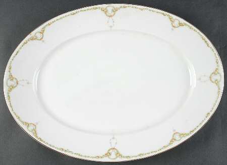 Briar Rose 17" Oval Serving Platter