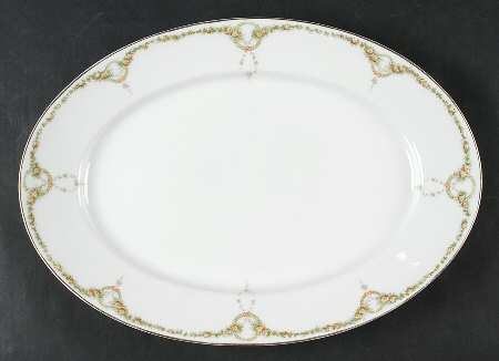 Briar Rose 14" Oval Serving Platter