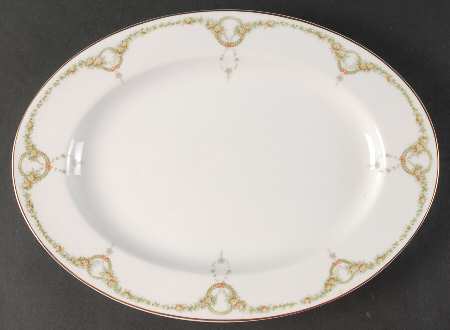 Briar Rose 12" Oval Serving Platter