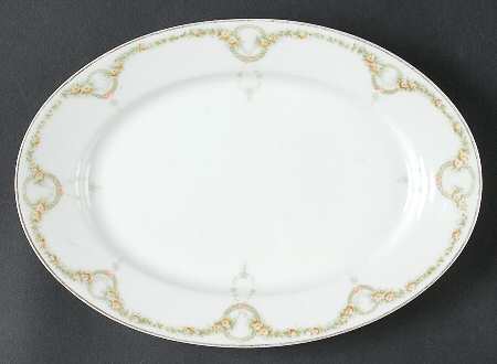 Briar Rose 10" Oval Serving Platter