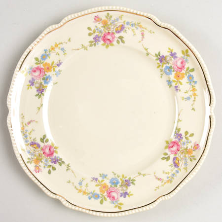 Bridal Rose Salad Plate