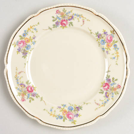 Bridal Rose Bread & Butter Plate