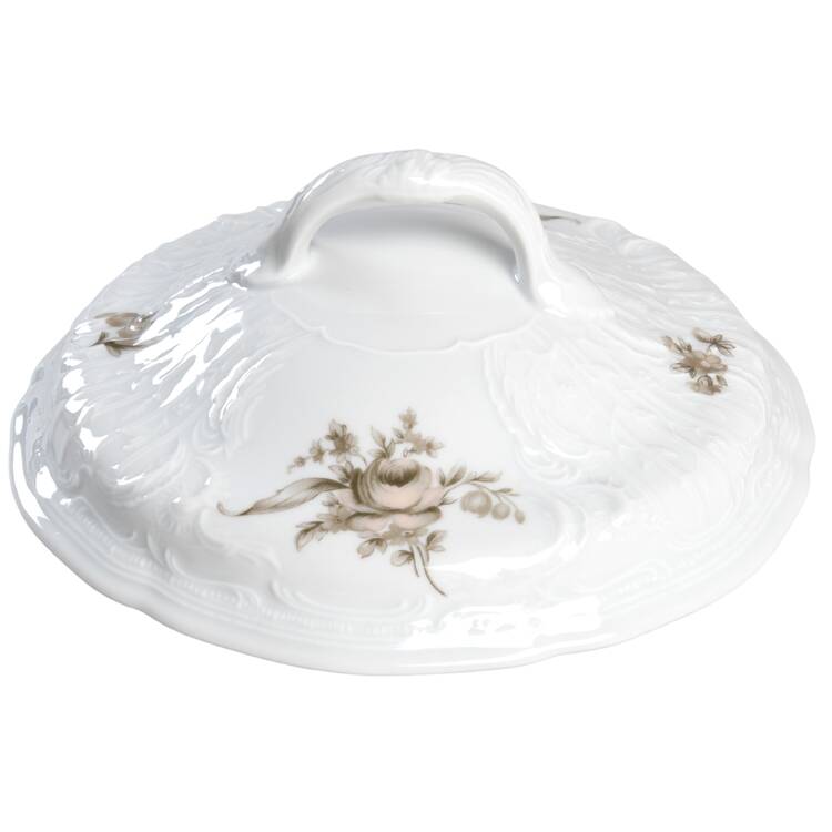Brown Rose (Sanssouci) Lid for Round Vegetable