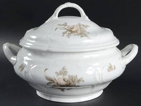Brown Rose (Sanssouci) Tureen &  Lid