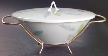Bunte Blatter Round Covered Vegetable-Uses RV9 As Base W/Mtl Std