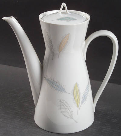 Bunte Blatter Coffee Pot & Lid
