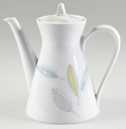Bunte Blatter Mini Teapot & Lid