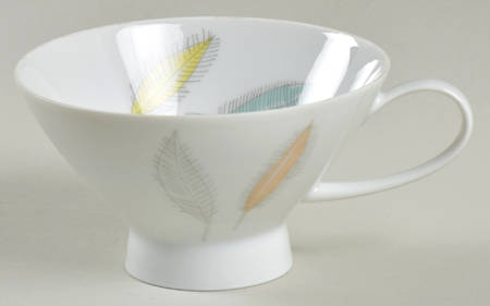 Bunte Blatter Footed Cup