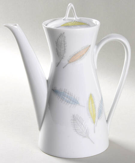 Bunte Blatter Mini Coffee Pot & Lid