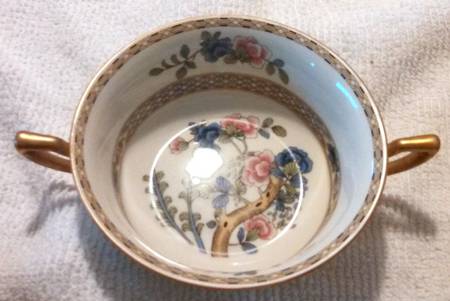 Burmese Flat Cream Soup Bowl