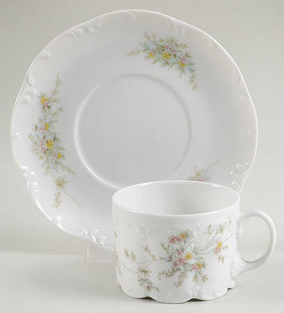 Catherine Flat Cup & Saucer Set