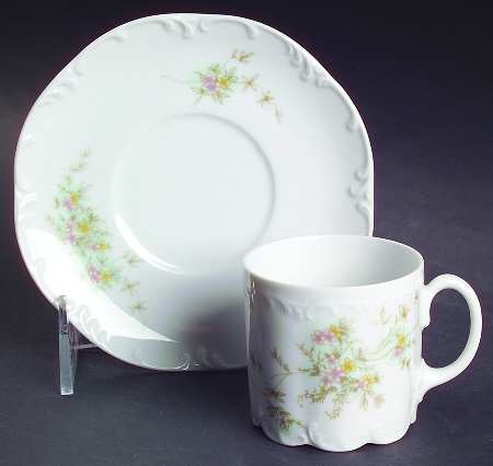 Catherine Flat Demitasse Cup & Saucer Set