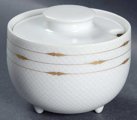 Century Gold (Coupe) Sugar Bowl & Lid