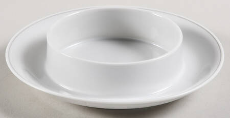 Ceres (Gray Trim) Round Butter No Lid