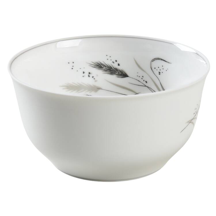 Ceres (Gray Trim) Cranberry Bowl
